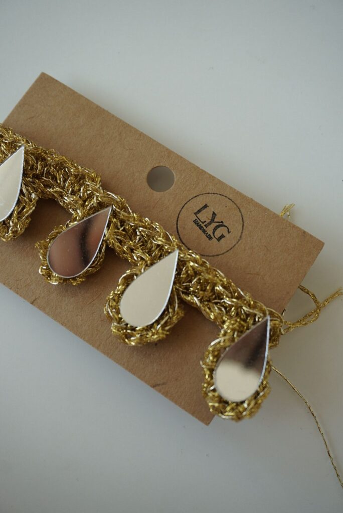 LYG choker- mirror oro giallo goccia