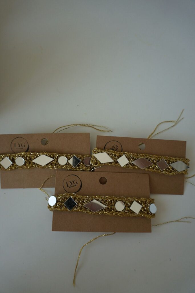 LYG choker- mirror oro giallo
