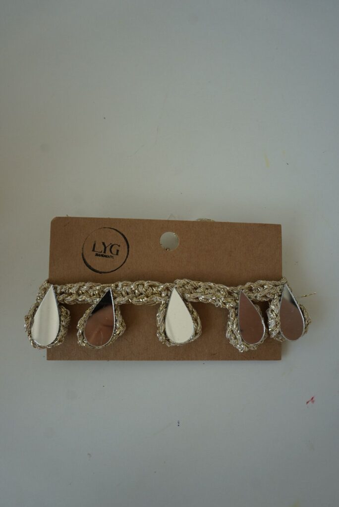 LYG choker- mirror oro chiaro goccia